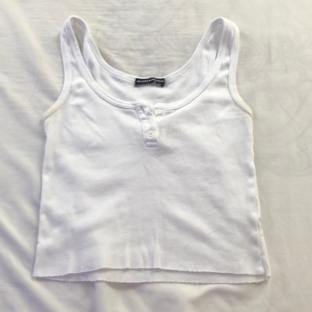 White brandy tank top